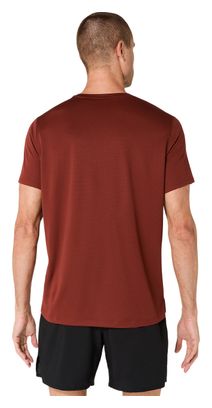 T-Shirt Running Asics Core Rouge Homme