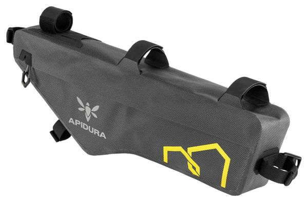 Sacoche de Cadre Apidura Expédition 4.5L Gris / Jaune