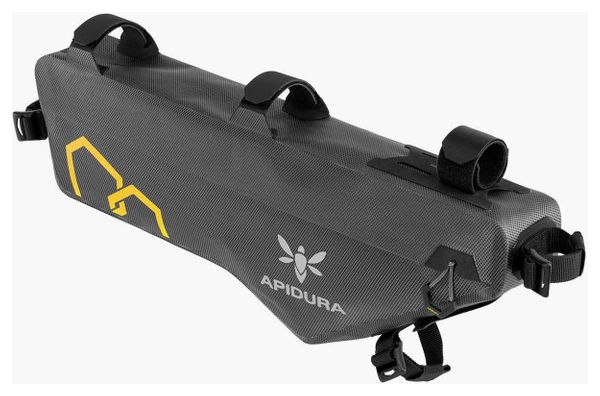 Sacoche de Cadre Apidura Expédition 4.5L Gris / Jaune