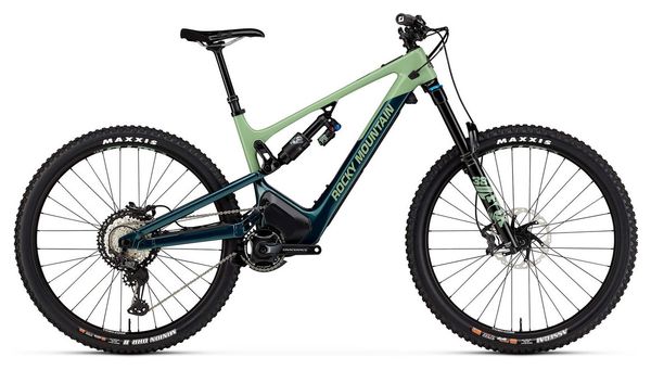 Rocky Mountain Altitude Powerplay Carbon 70 Electric Full Suspension MTB Shimano XT 12S 720Wh 29 Green Bue 2024 Alltricks