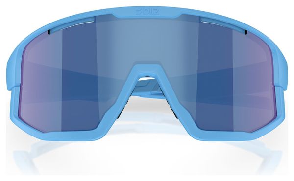 Bliz Fusion Small Glasses Light Blue - Grey/Blue Mirror Lens