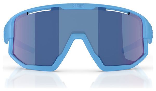 Bliz Fusion Small Glasses Light Blue - Grey/Blue Mirror Lens