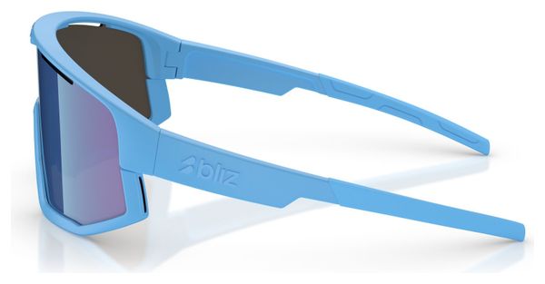 Bliz Fusion Small Glasses Light Blue - Grey/Blue Mirror Lens