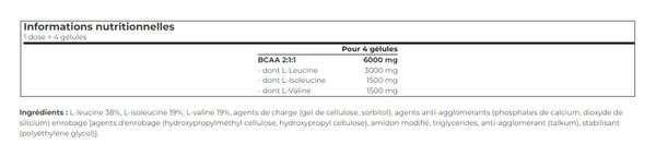 Bcaa 6000 (100 Caps) - Biotech Usa - Bcaa