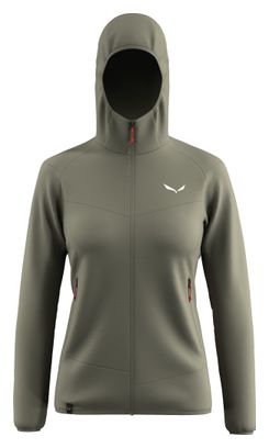 Women's Salewa Puez Altavia Polarlite Fleece Jacket Green