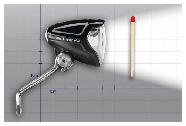 Fanale anteriore Busch &amp; Müller Lumotec Eyc T Senso Plus