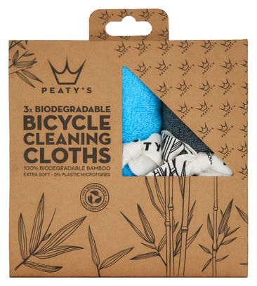 Kit panno in microfibra di bambù di Peaty (x3)