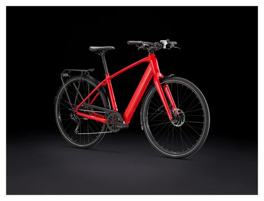 Trek FX+ 2 Shimano Altus 9V 250 Wh 700 mm Rosso  Bicicletta elettrica da città