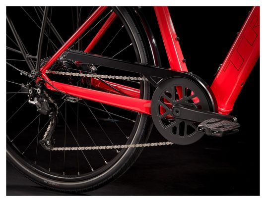 Trek FX+ 2 Shimano Altus 9V 250 Wh 700 mm Rosso  Bicicletta elettrica da città