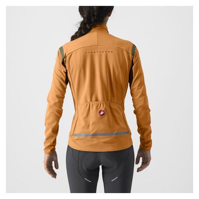 Langärmelige Jacke Damen Castelli Perfetto Ros 2 Orange