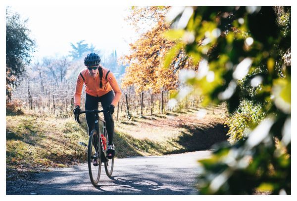 Chaqueta de manga larga Castelli Perfetto Ros 2 Naranja para mujer