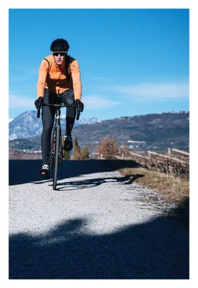Chaqueta de manga larga Castelli Perfetto Ros 2 Naranja para mujer