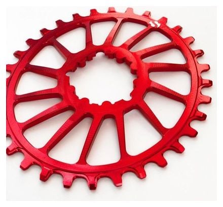 Plateau Oval Shift Up rouge (SRAM)