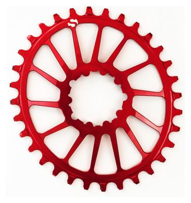 Plateau Oval Shift Up rouge (SRAM)