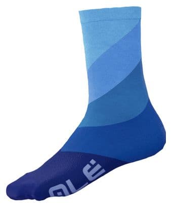 Alé Unisex Q-Skin Diagonale Digitopress Sokken Blauw