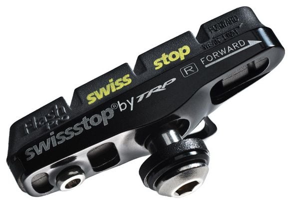 x2 SwissStop Full FlashPro Black Prince remblokken voor Carbon wielen Voor Shimano / Sram remmen