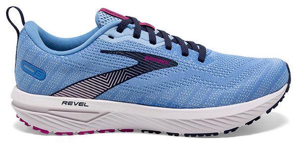 Brooks Revel 6 Blue Pink Women's Running Shoes