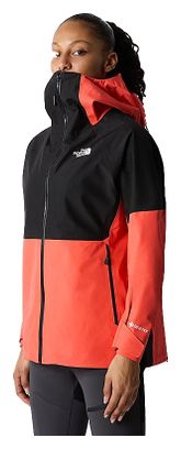 Veste Imperméable Femme The North Face Jazzi Gore-Tex Orange/Noir