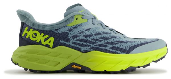 Chaussures de Trail Running Hoka Speedgoat 5 Bleu Vert