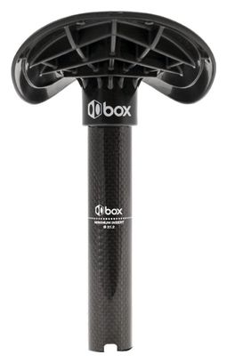 Combo de sillín y tija de sillín Box One Carbon Expert Negro