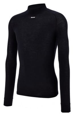 Santini Next 2 Skin Black Long Sleeve Jersey