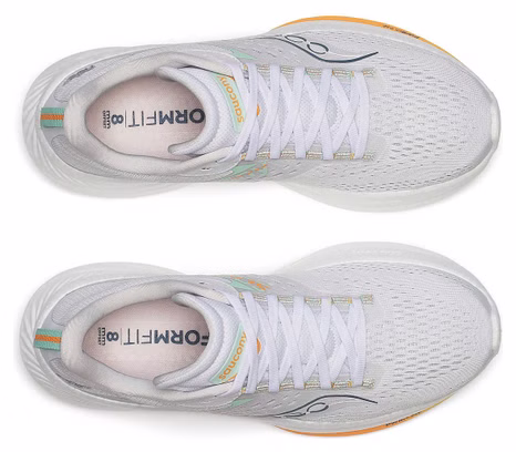 Saucony Dames Ride 17 Sneaker, Zwart/Wit, 6 UK, Zwart/Wit, 6 UK Wide