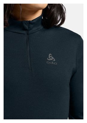 Intimo tecnico Odlo 1/2 Zip Merino 200 blu da uomo