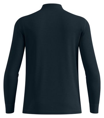 Intimo tecnico Odlo 1/2 Zip Merino 200 blu da uomo