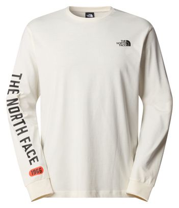 Camiseta blanca de manga larga The North Face Varsity Graphic