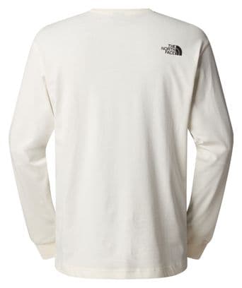 Camiseta blanca de manga larga The North Face Varsity Graphic