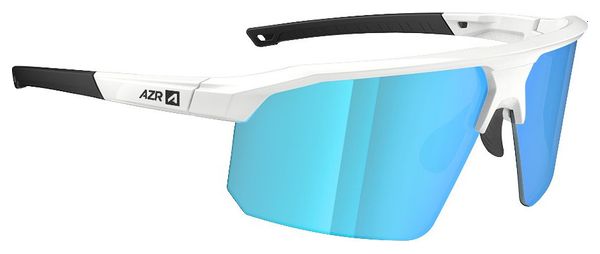 Paire de lunettes AZR Arrow RX Blanc verni/Bleu Multicouche