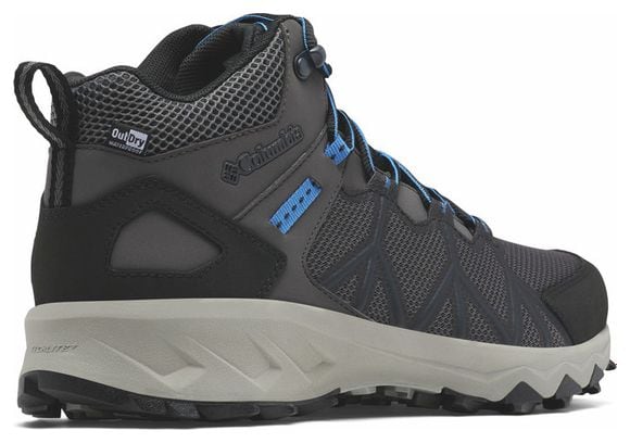 Columbia Mid Peakfreak II Outdry Gris/Azul Botas de senderismo para hombre