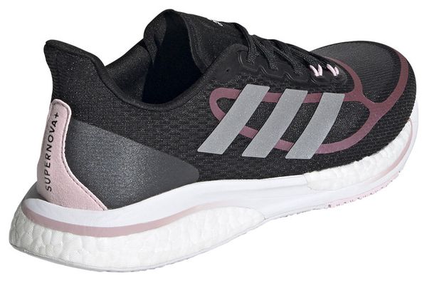 Zapatillas Adidas Supernova + Running Negro Rosa Mujer