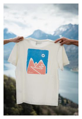 T-Shirt Lagoped Dove Alps Blanc Unisexe