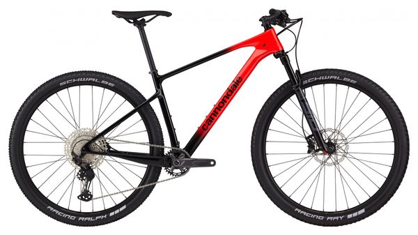 BTT rígida Cannondale Scalpel HT Carbono 4 Shimano Deore XT 12S 29'' Rojo ácido 2023