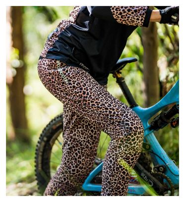 Pantalon Femme Dharco Gravity Leopard Noir/Beige