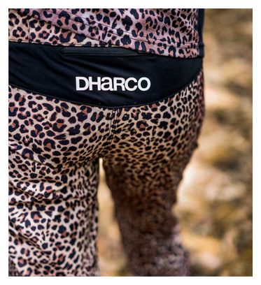 Dharco Vrouwen Gravity Leopard Broek Zwart/Beige
