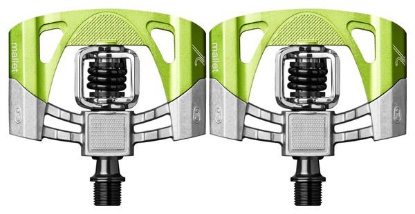 Pedali Crank Brothers Mallet 2 Verde Nero