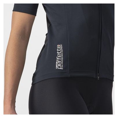 Castelli Perfetto Ros 2 Wind Women's Short Sleeve Jersey Black