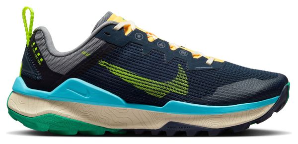 Zapatillas Running Nike React Wildhorse 8 Azul Verde Mujer