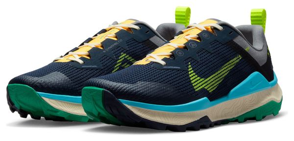 Chaussures de Trail Running Nike React Wildhorse 8 Femme Bleu Vert