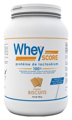 Boisson Protéinée Hydrascore Whey'Score Protéine de Lactosérum Biscuits 750g