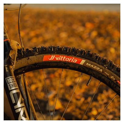 Pneumatico Vittoria Mazza Trail 29'' MTB Tubeless Ready pieghevole con cintura anti-foratura in grafene 4Compound Formulation con fianco marrone