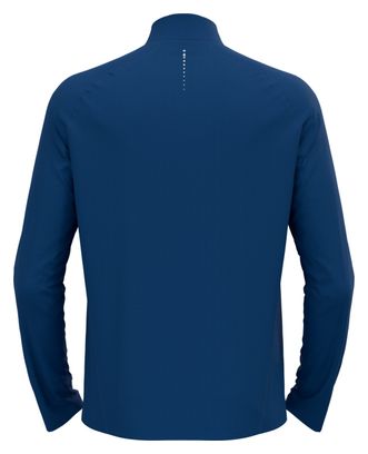 Veste Running Odlo Essential 1/2 Zip Bleu