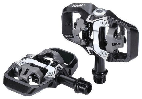 BBB TrailMount Automatic Pedals with Cages Matte Black