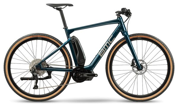 BMC Alpenchallenge AMP AL Cross One Bicicleta eléctrica de ciudad Shimano Deore 10S 504 Wh 700 mm Deep Sea Blue 2021
