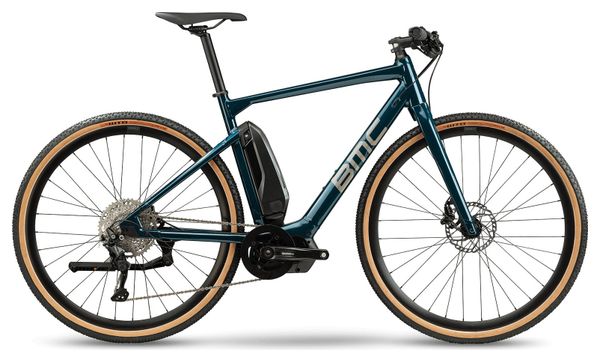 BMC Alpenchallenge AMP AL Cross One Electric City Bike Shimano Deore 10S 504 Wh 700 mm Deep Sea Blue 2021 Alltricks