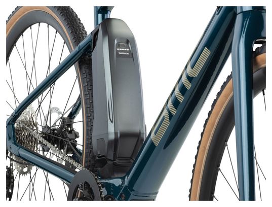 BMC Alpenchallenge AMP AL Cross One Elektrofahrrad Shimano Deore 10S 504 Wh 700 mm Tiefseeblau 2021