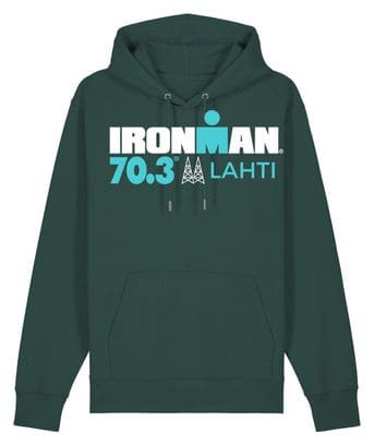 Felpa con cappuccio verde Ironman 70.3 Finland