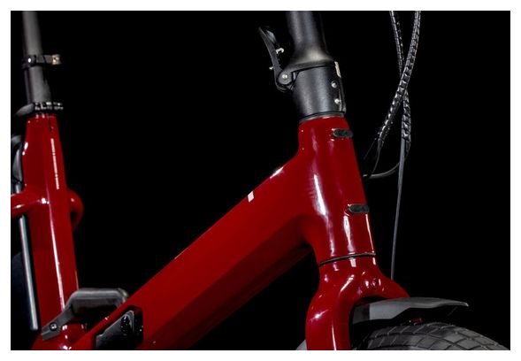 Vélo Pliant Électrique Cube Fold Hybrid 500 Shimano Tiagra 10V 500 Wh 20'' Rouge Merlot 2025